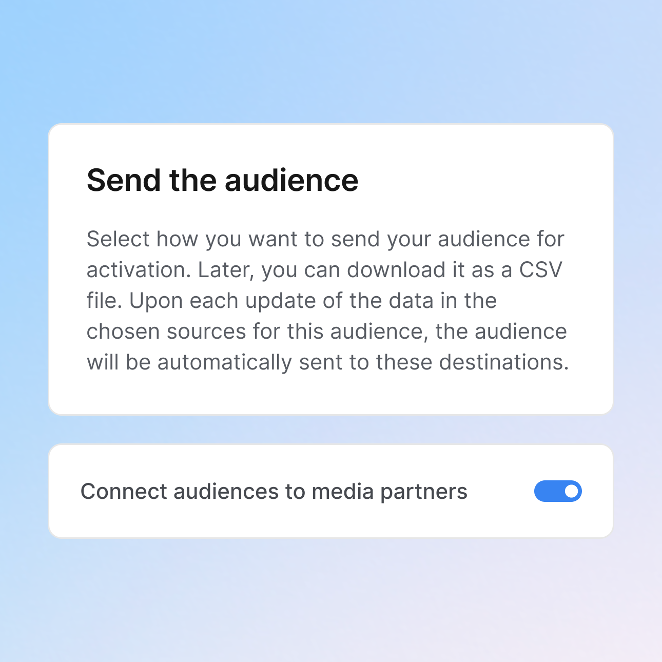 Omnichannel activation