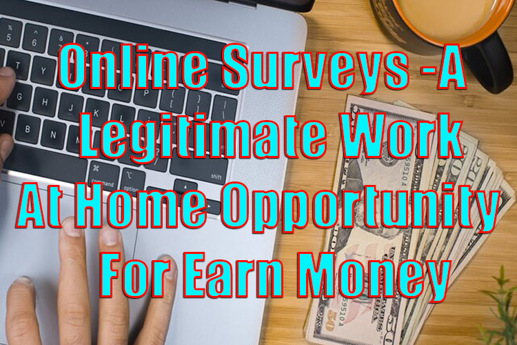 Online Surveys A Legitimate Work At Home Opportunity For Earn Money
