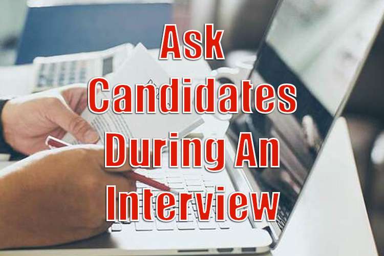 Candidates During an Interview